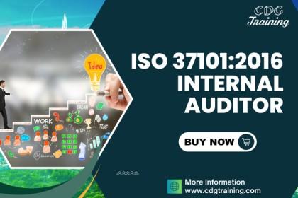 ISO 37101:2016 Internal Auditor cover