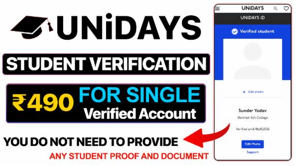 UNiDAYS Student Verified Account Buy - 2025 cover