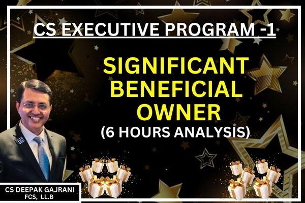 SIGNIFICANT BENEFICIAL OWNER - Sec. 89, 90 and SBO Rules cover