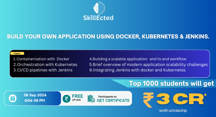 BUILD YOUR OWN APPLICATION USING DOCKER, KUBERNETES & JENKINS. cover