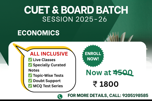 Economy for CUET & BOARD cover