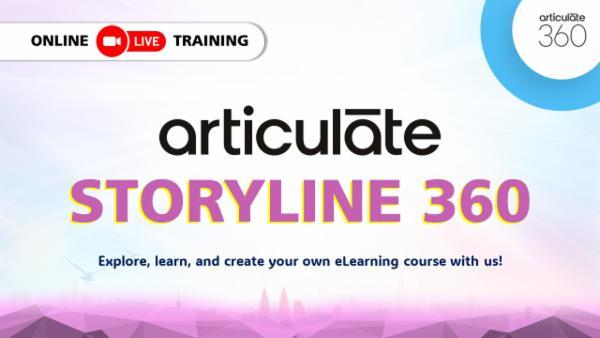 Articulate Storyline 360: Live Session Weekend Batch cover