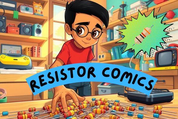 Resistor comics - the fun way to learn about bands and color codes cover