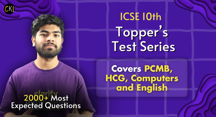 Toppers Test Series | ICSE 10th cover