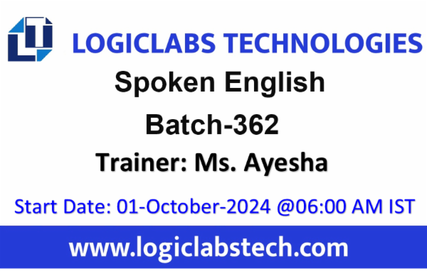 Spoken English by Ms. Ayesha - Batch 362 cover