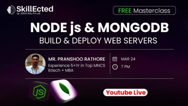 Bootcamp: Node.js & MongoDB - Build & Deploy Web Servers cover