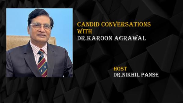 Candid Conversations with Dr.Karoon Agrawal. cover