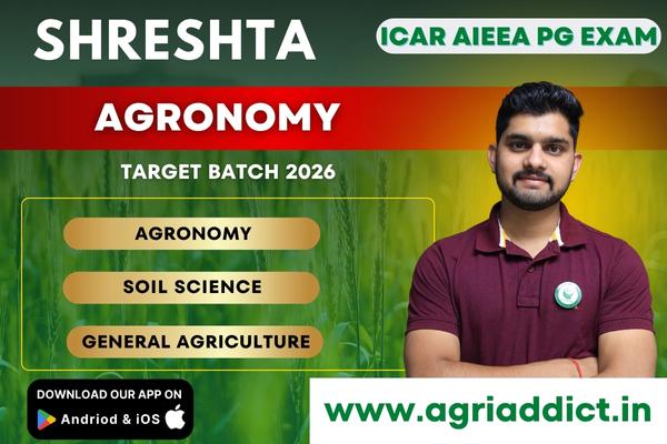 Agronomy Paid Master Course 2026 for ICAR AIEEA PG EXAM cover