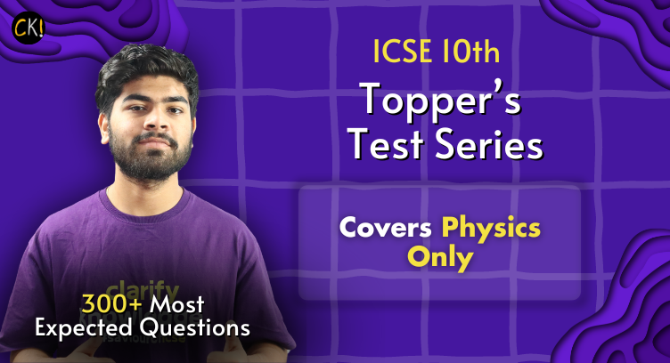 Physics Test Series | ICSE 10th cover