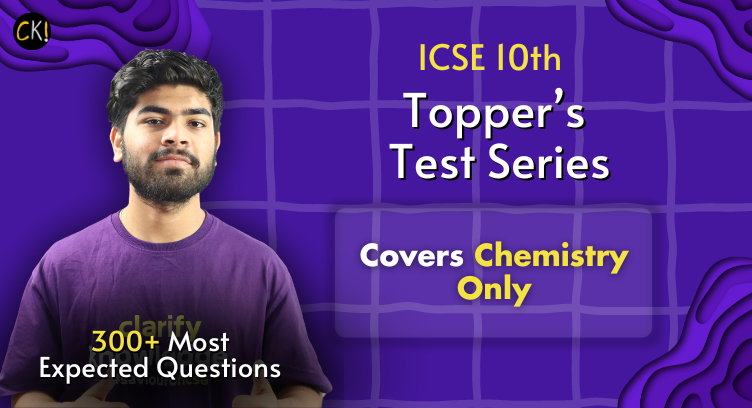 Chemistry Test Series | ICSE 10th cover