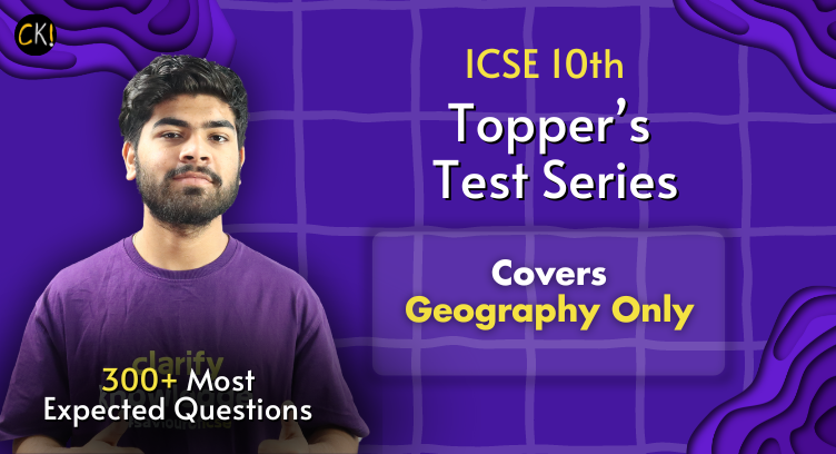 Geography Test Series | ICSE 10th cover