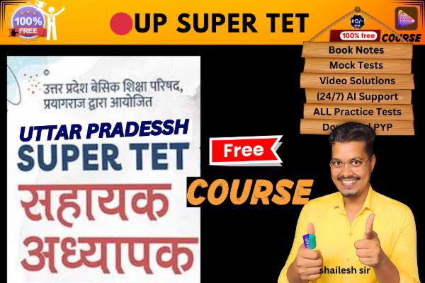 UP SUPER TET FREE COURSE  cover