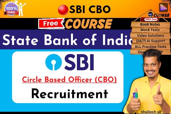 SBI CBO free course  cover
