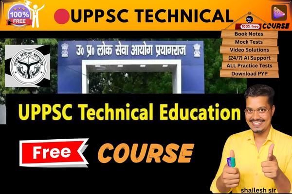 UPPSC TECHNICAL free course  cover