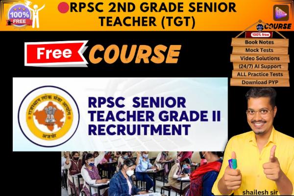RPSC 2nd grade Senior Teacher (TGT) FREE COURSE  cover