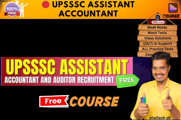 UPSSSC Assistant Accountant FREE COURSE  cover