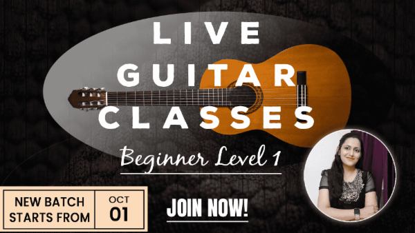 OCTOBER 2024 - LIVE GUITAR CLASSES - pre - Bookings Open cover