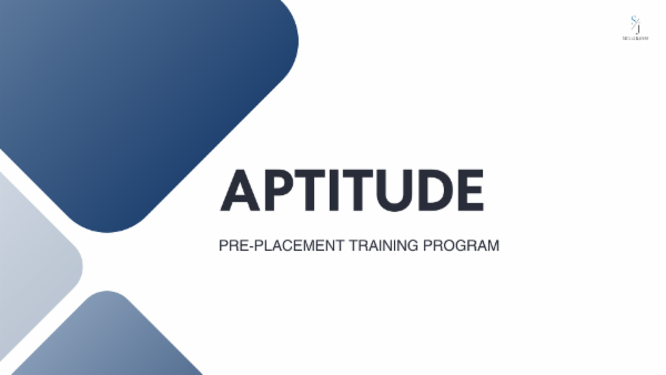 Aptitude Pre-Placement Training Program cover