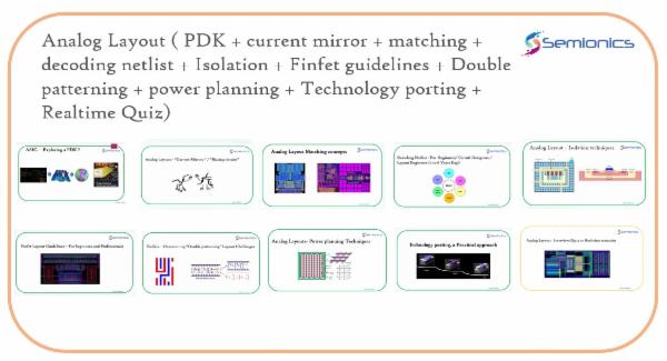 Analog Layout ( PDK + current mirror + matching + decoding netlist ...