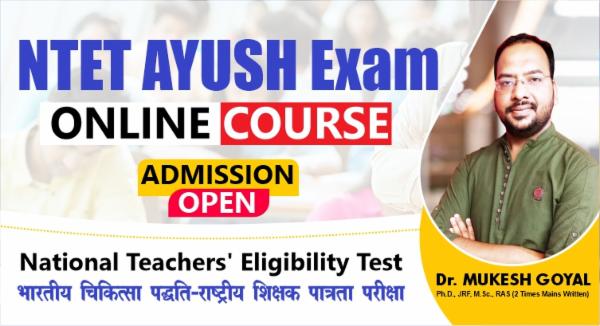 NTET AYUSH Online classes cover