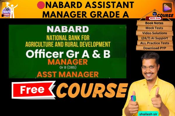 Nabard Assistant Manager Grade A FREE COURSE  cover