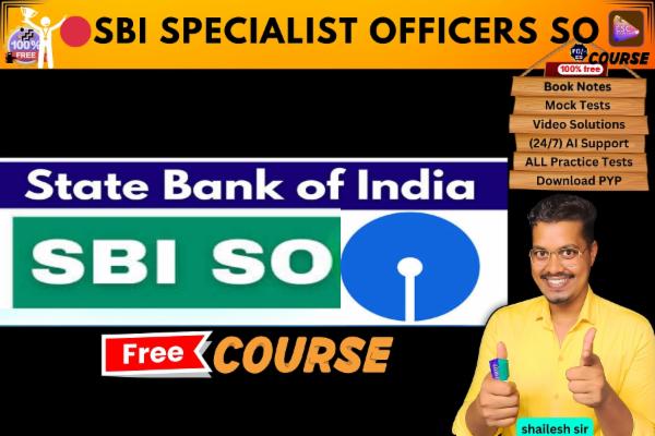SBI Specialist Officers SO free course  cover