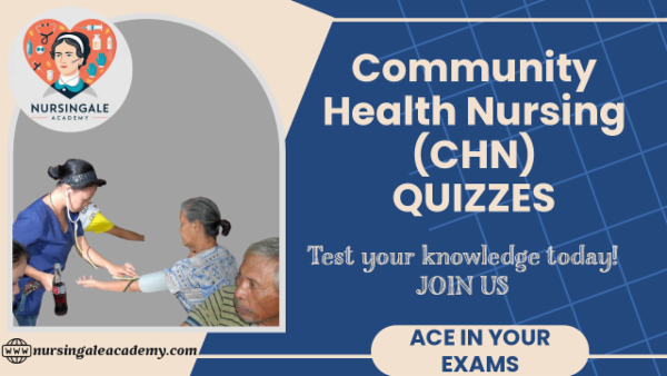 Community Health Nursing Quizzes cover