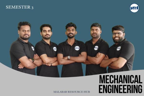 MECHANICAL ENGINEERING : Semester 3 ( FEE, MT, MS&M) cover
