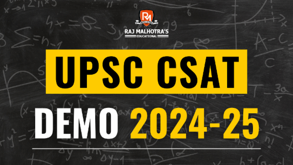 UPSC CSAT Demo 2024-25 cover