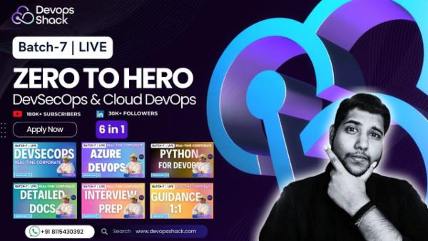 github - nirmal1318 aws-devops-zero-to-hero: https: ... DevOps Shack courses