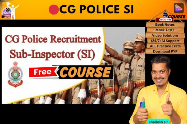 CG POLICE SI Free course  cover