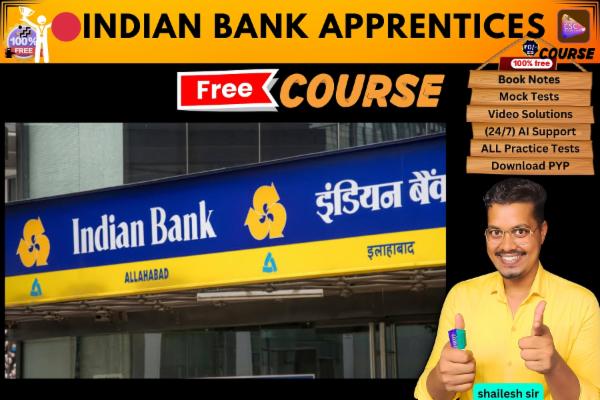 Indian Bank Apprentices free course cover