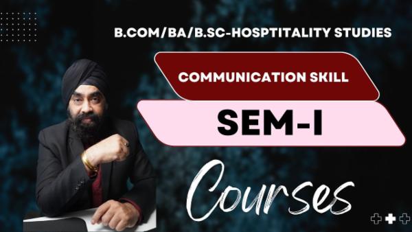 Communication Skill Sem I cover