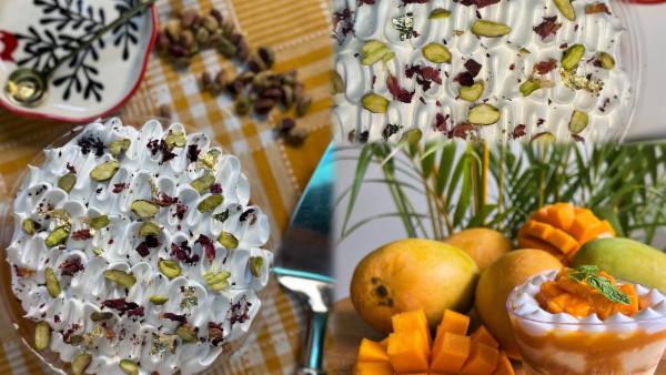 Tres Leches - Rose milk, Mango ( Eggless ) - Recorded cover