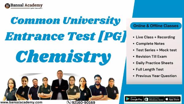 CUET PG Chemistry cover