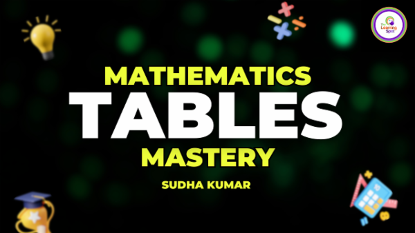 Mathematics Tables Mastery cover