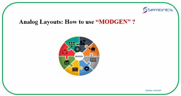 Analog Layout - How to use Modgen?