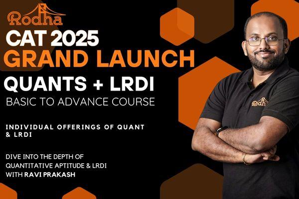 CAT 2025 | Batch R1 | (Hinglish) I Zero to Zenith - QUANTITATIVE APTITUDE + LOGICAL REASONING & DATA INTERPRETATION- Combined course for CAT 2025 cover