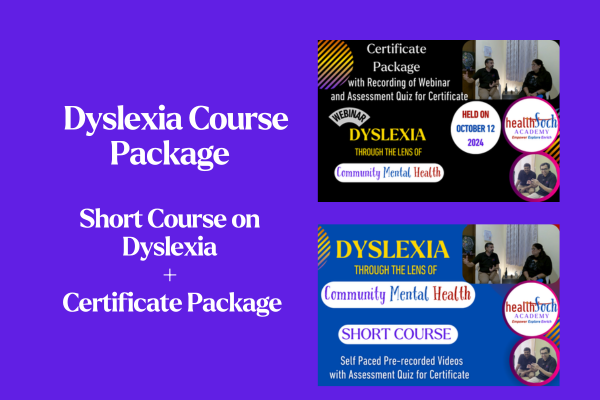 Dyslexia CMH Webinar Package cover