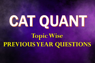 CAT Quant Topic wise PYQs cover