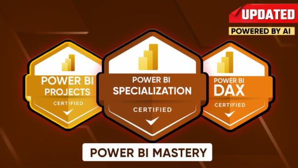 Power BI Mastery + AI cover