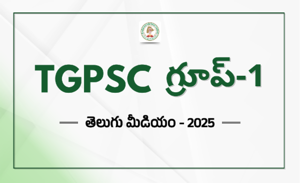 టీజీపీఎస్సీ గ్రూప్-1 (తెలుగు మీడియం) cover