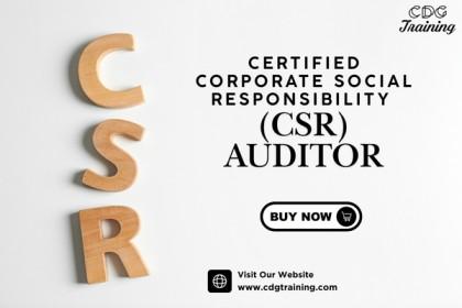 Certified Corporate Social Responsibility (CSR) Auditor cover