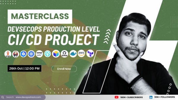 DevSecOps Production Level CI/CD Project cover