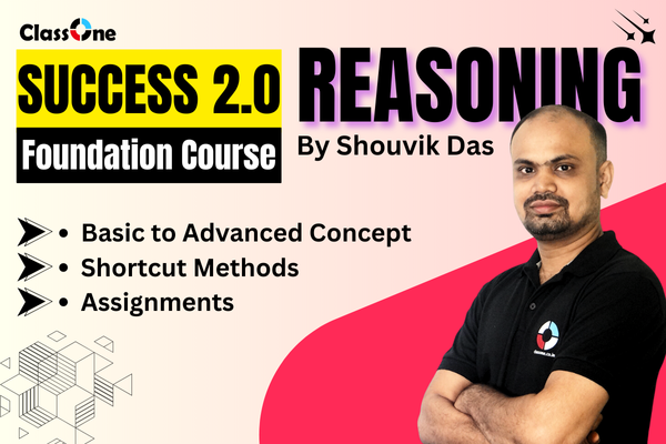 Success 2.0 - Foundation Course on Reasoning by shouvik Das sir cover