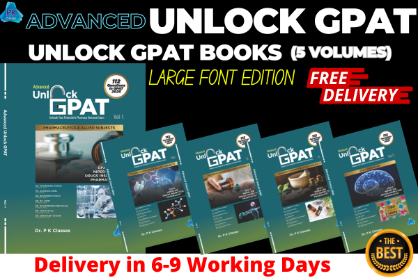 Advanced Unlock GPAT (Set of 5 Books) | New Edition | GPAT Complete Syllabus cover