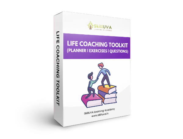 Life Coaching Planner + Exercise Toolkit with 35+ Exercises and 83 Powerful Questions cover