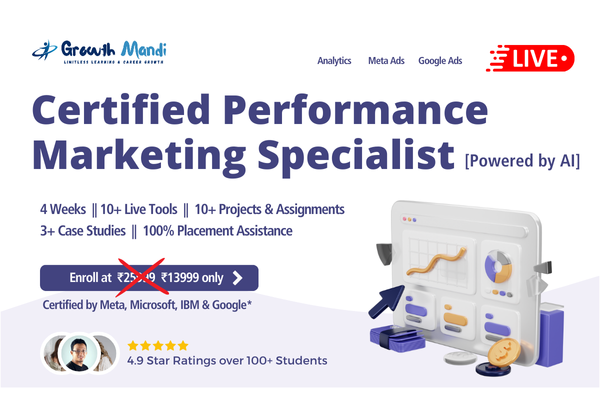 Certified Performance Marketing Specialist [Powered by AI] cover