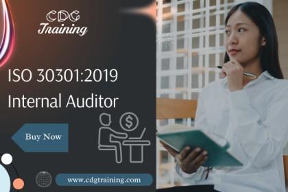 ISO 30301:2019 Internal Auditor cover