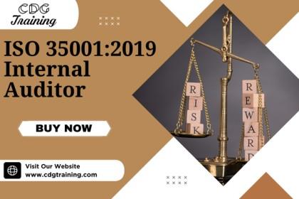 ISO 35001:2019 Internal Auditor cover